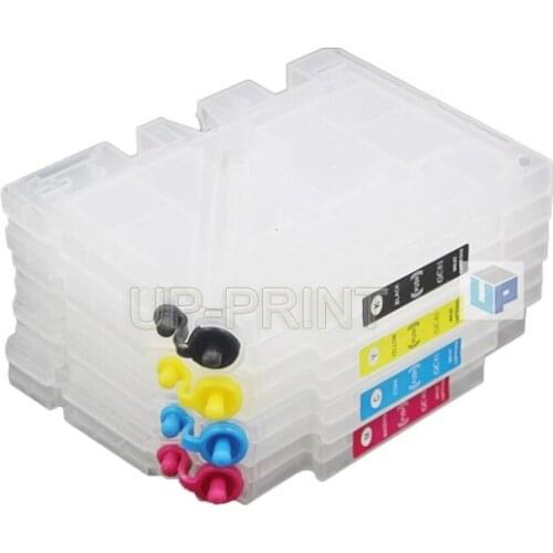 UP 4PCS GC21 refill ink cartridge compatible For Ricoh GX 3050N 3050SFN 5000 5050N 7000 printer with ARC chip