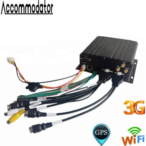 HDD SD Card WiFi GPS 3G 6 Channels AHD 1080P Mobile DVR Vehicle Car Trailer Truck Taxi School Bus MDVR