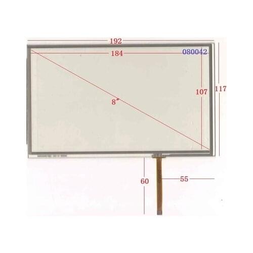 080042 New 8 inch 192*117 mm GPS navigation industrial control touch screen (KMZ)-80S-SY-080042