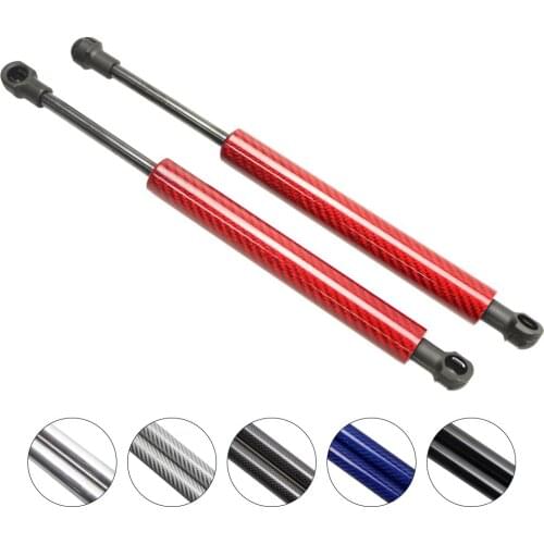 For ALFA ROMEO 8C Coupe 2007-2009 1 Pair Auto Carbon Fiber Gas Spring Lift Support Damper Gas Struts rear boot trunk 254 mm