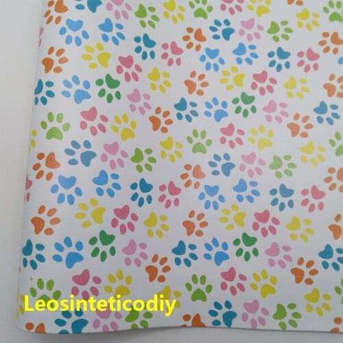 1PC 21X29CM Synthetic Letaher, Cuero Sintetico Printed Leather For Making Bows Accessories T82B