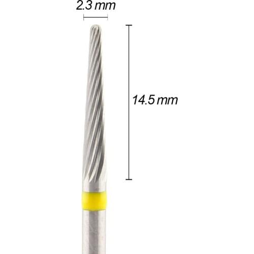 1Pcs/Lot Tungsten Carbide Dental Lab Burs - Cross Cut - Super Fine - ISO 190