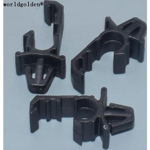 Worldgolden 10pcs plastic fasteners Pipe Retaining Clip