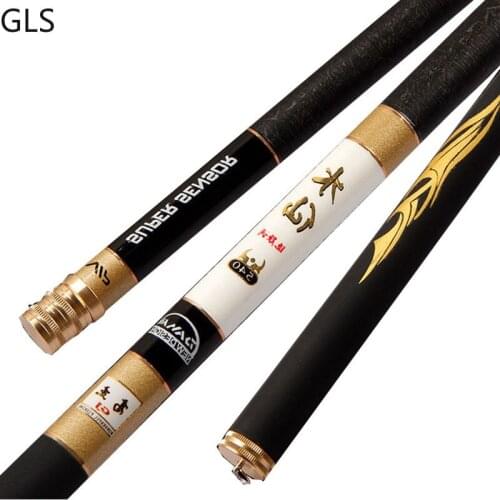 3.6m 4.5m 5.4m 6.3m 7.2m High Quality Carbon Fiber Fishing Pole Telescopic Fishing Rod Carbon fiber Stream Rod de pesca
