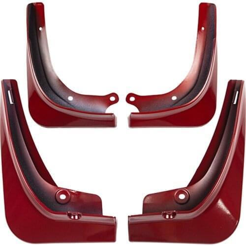 4pcs/set Mud Guards Front and Rear Mud Guard Set Compatible with Tesla Model 3 2016 2017 2018 2019
