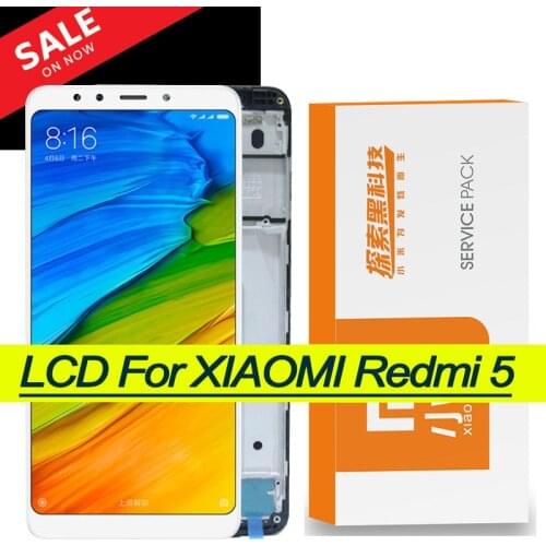 5.7" Original Quality IPS LCD with Frame For Xiaomi Redmi 5 LCD Display Screen for Redmi 5 LCD Assembly MDG1 MDTI MDI1
