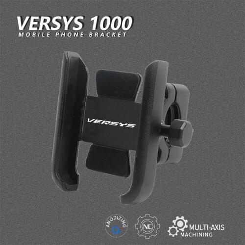 For Kawasaki Versys 1000 2012-2020 2019 2018 2017 Motorcycle CNC Aluminum Alloy Handle Bar Mobile Phone Bracket GPS Stand Holder