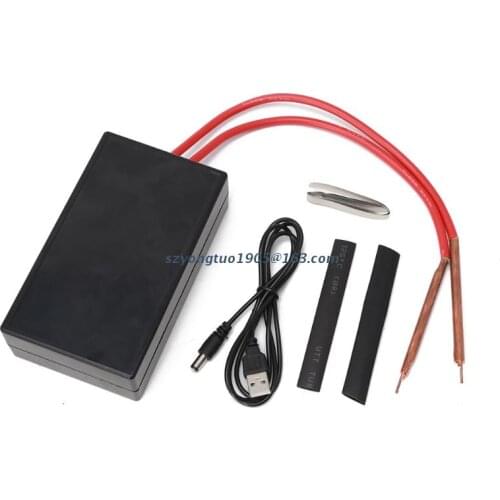 DIY Spot Welder, Professional Mini Spot Welding Machine with 10m Nickel Sheet and 3.7V 5.5 Ah Lithium Battery, 6 Gears