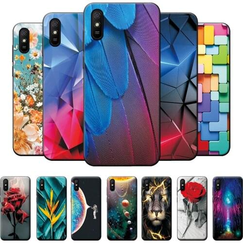 Case For Redmi 9AT Case Back Protective Cover Redmi 9AT 9A Case For Xiaomi Redmi 9A Soft Silicone TPU Phone Case For Redmi 9A