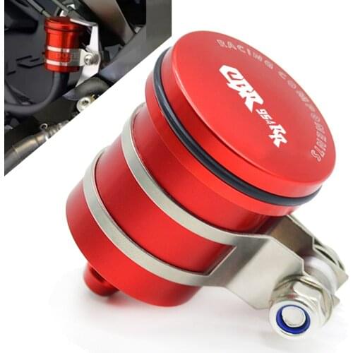CNC Aluminum Motorcycle Rear Brake Fluid Reservoir Clutch Tank Oil Cup for Honda CBR954RR CBR 954RR CBR 954 RR 2002 2003