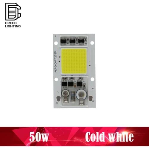 COB LED Lamp Chip 50W AC 220V Cold White No Need Driver LED Flood Light Bulb Chip DIY Spotlight Floodlight Chip