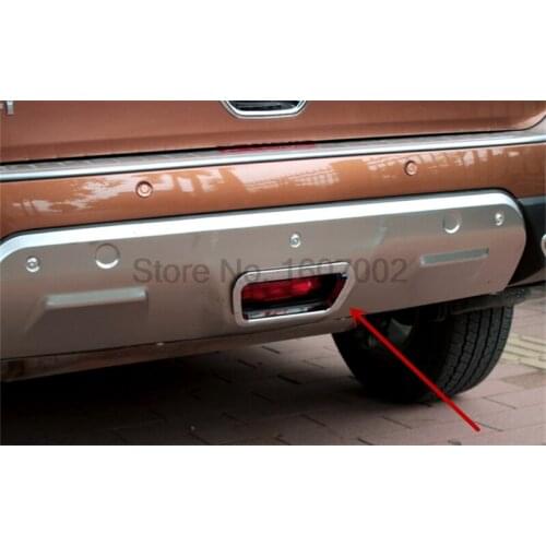 For Nissan Rogue X-Trail 2014 2015 ABS Chrome Rear Warning Brake Llamp Cover Trim Tail Warning Light Frame Trim Car Styling