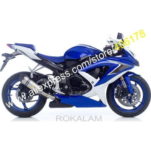 For Suzuki K8 08 09 10 GSX R600 GSXR750 GSXR 600 750 GSXR600 2008 2009 2010 Blue White Fairing (Injection Molding)