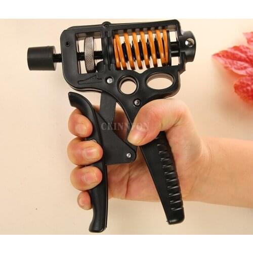 50Pcs/Lot 15-50Kg Adjustable Hand Grip Strengthener Trainer Wrist Forearm Finger Strength Hand Gym Power Exerciser Gripper