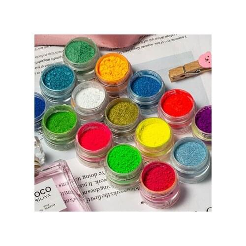 Candy Fluorescent Blooming Powder Filling for Jewelry Making Tools Uv Resin Pigment