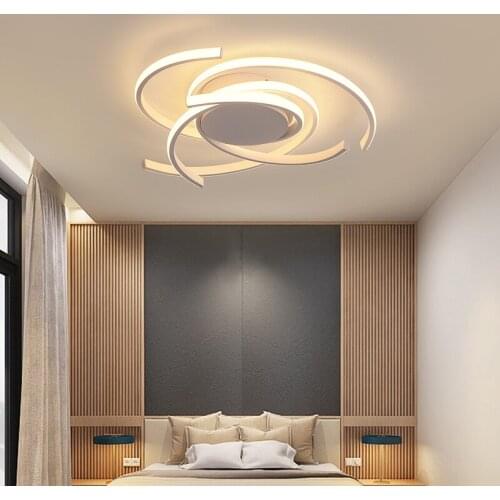 Modern LED Ceiling Lights Aluminum Ceiling Lighting for Living room Bedroom Children baby room plafond avize