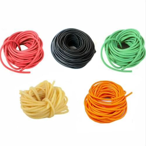 5M Natural Elastic Latex 1745 Rubber Band Tube for Hunting Slingshot Catapult