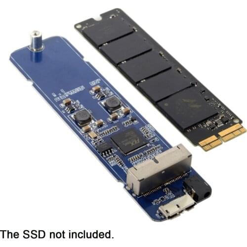 CY HDD Enclosure External HDD Case USB 3.0 M.2/M2 SSD Case Hard Drive Enclosure for Apple Macbook Pro 2013 2014 2015 2016