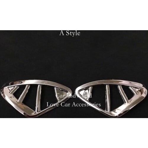 For Renault Captur 2013-2016 Small Air Conditioning Outlet Vent Cover Front Panel Trim ABS Chrome Car-Styling Accessories