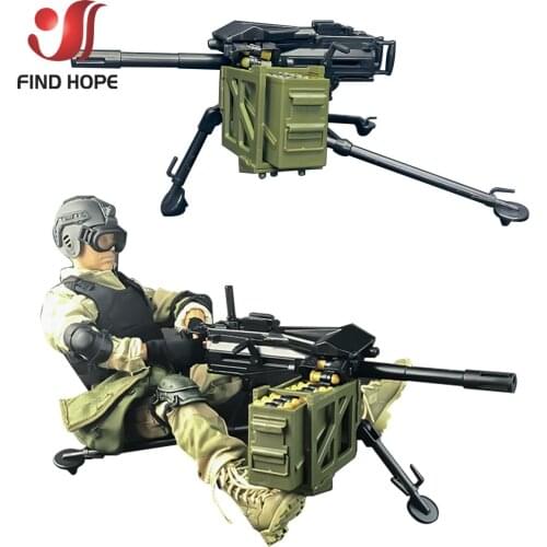 1:6 Scale Mk 19 Grenade0 Launcher Model Military US Army Assembly Toy for Action Figure Accesssories Plastic Model-Kit