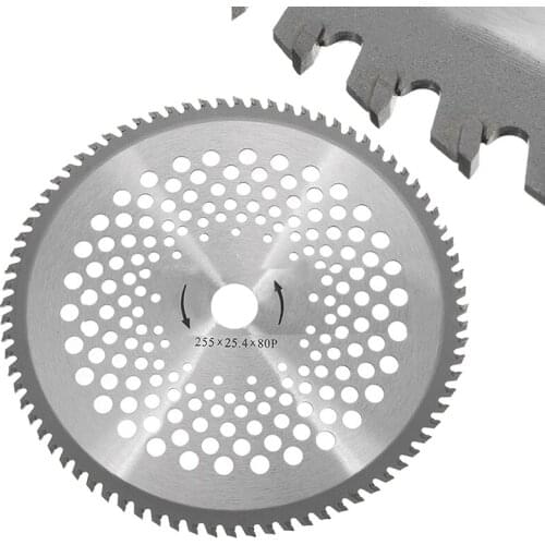 New 10'' 80T Teeth Carbide Tip Brush Cutter Trimmer Weed-eater Replacement Blade