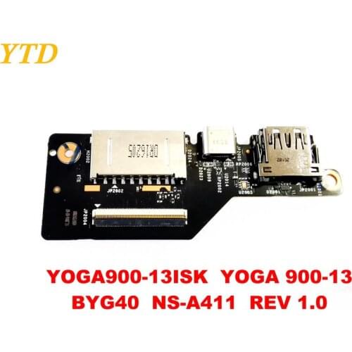 Original for Lenovo Yoga 900-13ISK Yoga 900-13 USB board YOGA 900-13 BYG40 NS-A411 REV 1.0 tested good free shipping