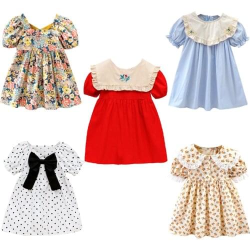 Girl Dress Girl Dress Cute Girl Dress Cotton Dress Fashionable Princess Skirt Summer Girl Sweet Dress Tulle Dress Girls' Casual