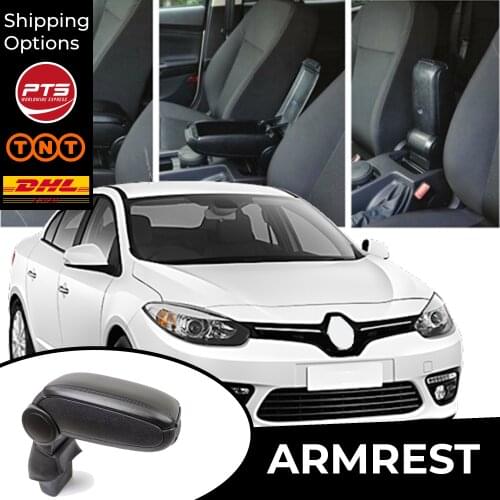 For Renault Fluence 2010 2016 Armrest Seat Adjustable Car Center Console Arm Rest Box Interior Accessories Leather