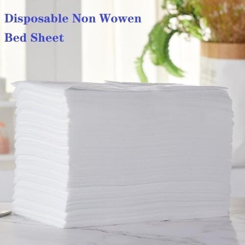 80pcs 80x180cm Disposable Bed Sheets Bedroom Massage Table Sheets Beauty Salon Spa Travel Hotel Non-woven Fabric Sheet