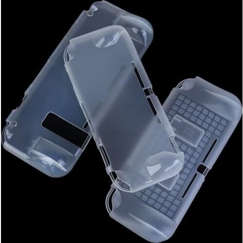 360 Full Protection PC Shockproof Clear Case Suitable For Switch Lite Game Console Protective Case Silicone Soft Cover