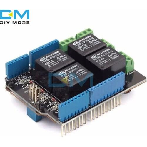 Relay Shield v3.0 4 Way Relay Control Expansion Board for Arduino