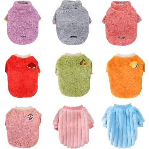 Warm Dog Cat Sweater Clothing Winter Knitted Pet Puppy Clothes Costume For Small Dogs Cats Chihuahua Outfit Vest for Small Dogs