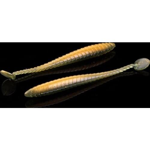 WALK FISH 6PCS/Lot 105mm 3.3g Swing Impact FAT Fishing Lures Paddle Tail Lures Wobbler Fishing soft Lure For bass Silicone Bait