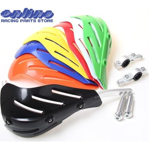 Motorcycle Motorcross Dirt Bike ATV Handlebar Guard handguards Hand Brush Guards Fit 7/8" 22mm Or 1-1/8 28mm Fat Bar universal