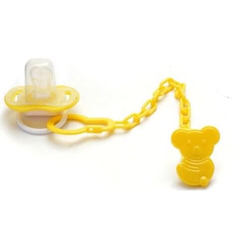 Baby Pacifier clips holder silicone chew beads pacifier leashes cases chain necklace Carrier Teething Accessory teether holder