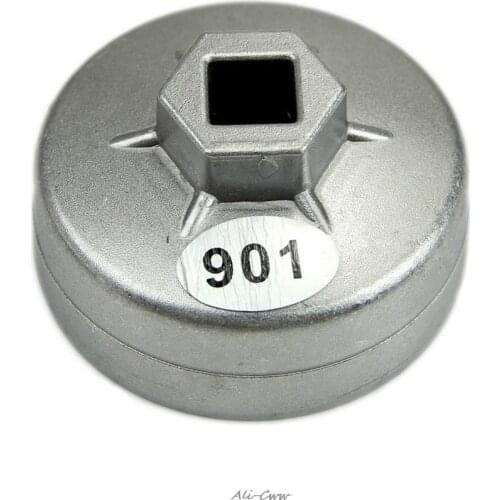 4X7B 1/2 Square Drive 14 Flutes End Cap Oil Filter Wrench Auto Tool For Toyota 65mm