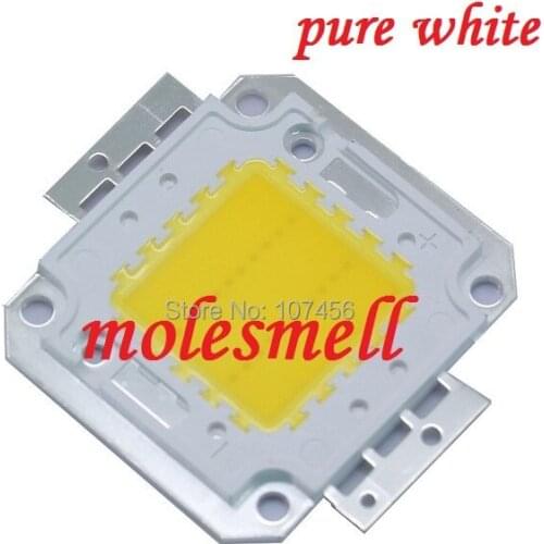 1pc 20W LED Integrated High power LED Beads white 650-700mA 30-34V 2000LM 40mil Taiwan Chips Free shipping