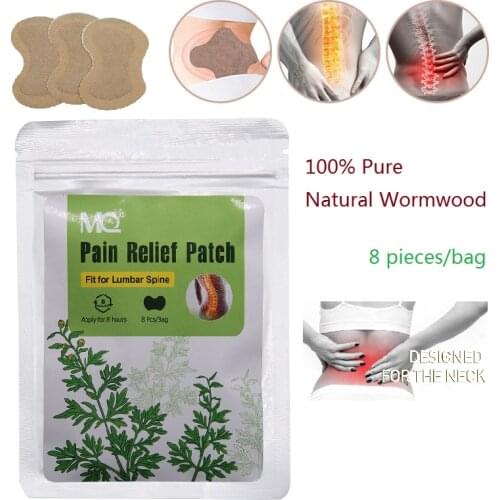 MQ 16Pcs Wormwood Neck Patch/ Knee Plaster Sticker /Lumbar Spine Pain Relief Patch Relieving Paster Knee Rheumatoid Arthritis