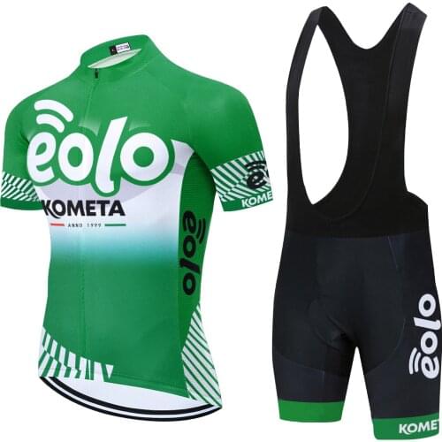 2021 Maillot Ciclismo Hombre Verano EOLO KOMETA Cycling Sets Bike Wear Clothes Clothing Ropa Ciclismo Uniforms Sportswear 20D