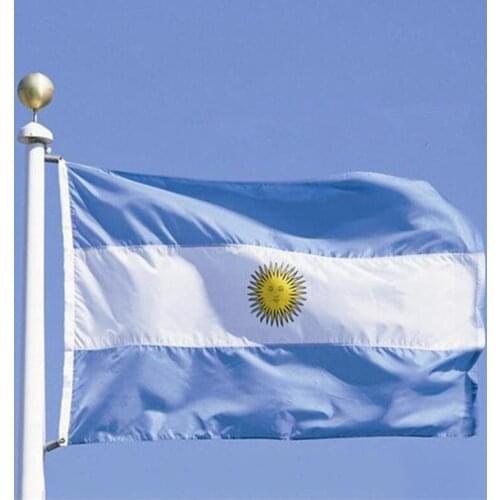 3x5 FT High Quality Home Decor Large Argentina National Flag Polyester The Republic of Argentina Flying Banner 90cmx150cm