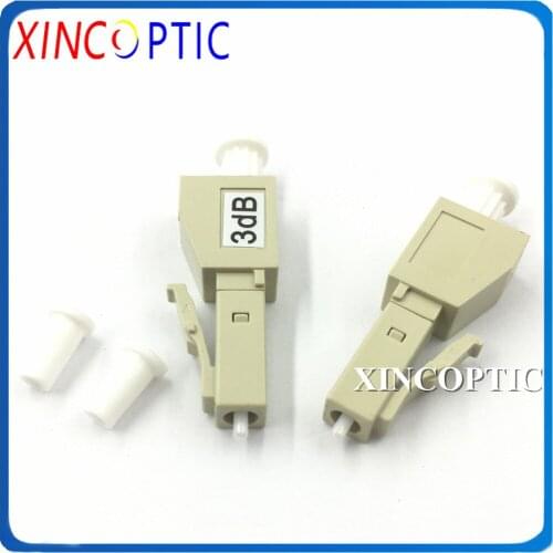 850nm 50/125 62.5/125 LCUPC MM Multimode Male-Female 3dB Plug-in Fixed Flanged Type Fiber Optic Attenuator