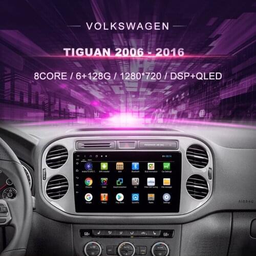 Car DVD for Volkswagen Tiguan 2006 - 2016 Car Radio Multimedia Video Player Navigation GPS Android 10.0 double din