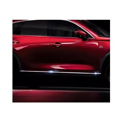 Stainless steel body side moldings side door decoration For Mazda CX-5 2017 2018 Second generation Car styling
