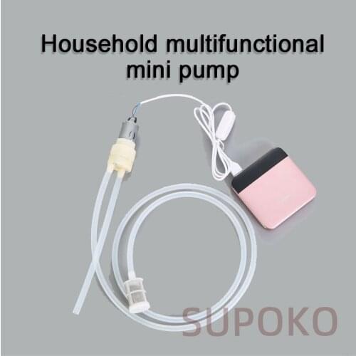 Household multifunctional mini pump Suction port Filter Wine whisky drink juice aspirator With filter screen easy to extract