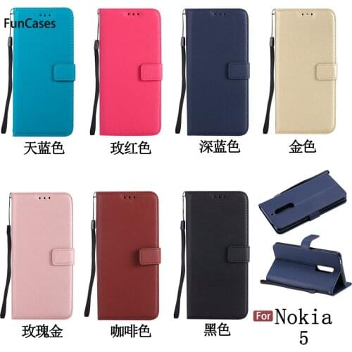 Colorful Flip Phone Case sFor Hoesje Nokia 5 Soft TPU Phone Case Wonderful Exotic Back Cover For Nokia 5 Phone Bumpers Kryty