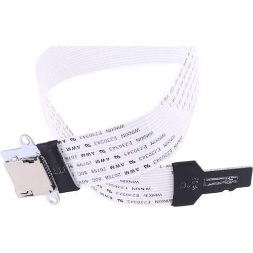 TF micro SD male to TF micro SD FeMale (TF to TF)Flexible Memory Card Extension cable Extender Adapter reader Cord Linker C26