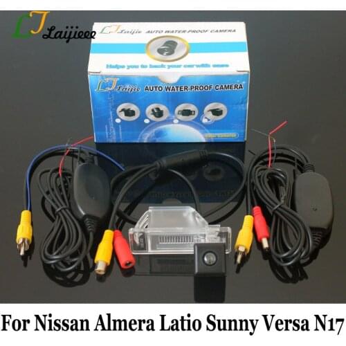 Rearview Camera For Nissan Almera Latio Sunny Versa Sedan N17 / HD Night Vision Wireless Car Backup Camera For Renault Scala 2