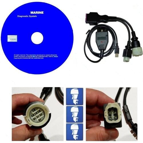 Diagnostic USB Cable Kit for Suzuki Outboard Marine Boat SDS 8.30