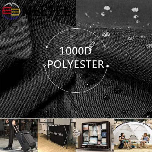 Meetee 100X150cm 0.7mm Thick 1000D Polyester Strong Pull Oxford Fabric Cloth Luggage Tent Waterproof Fabric DIY Outdoor Accessor