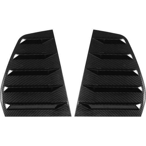 New Car Rear Window Louver Shutter Cover Trim For VW For GOLF MK6 2010-2014 Rear Window Louver Side Vent Trim FOR GTI / R MODELS